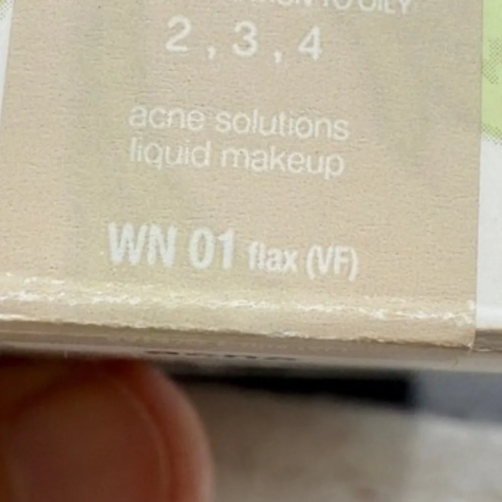 Clinique Acne Solutions Liquid Makeup Foundation 1 FL.OZ Salicylic Acid used 1 x